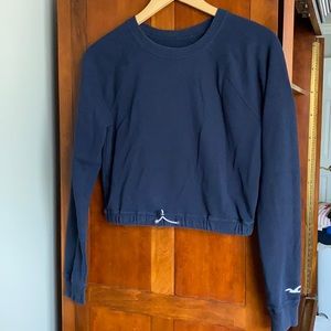 Hollister cropped sweatshirt